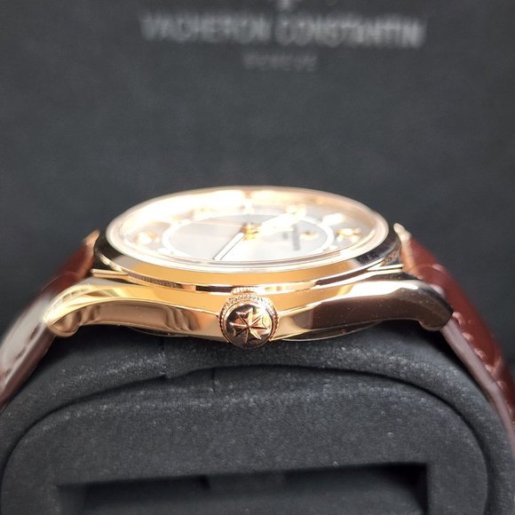 2022 NEW VACHERON CONSTANTIN FIFTYSIX 40MM SILVER DIAL 4600E ROSE GOLD FULL SET - Picture 12 of 15
